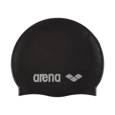 Imagem de Touca de Natação Arena Classic em Silicone Preta