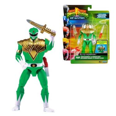Imagem de Boneco Ranger Verde Power Rangers Morfável Auto Morphin Com Espada - S