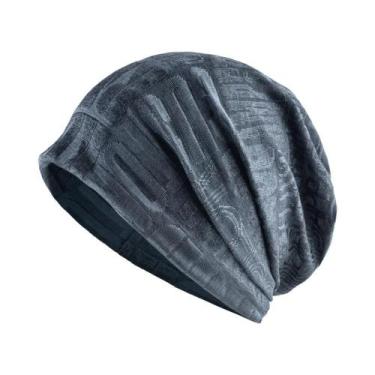 Imagem de Gorro E Cachecol De Malha Jacquard Unissex Para Uso Duplo, Ideal Para 