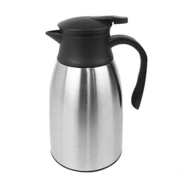 Imagem de Garrafa Térmica Inox 1 Litro Preta Belakaza