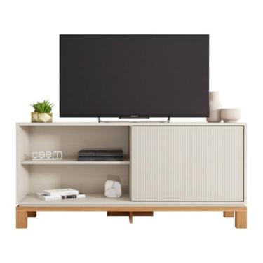 Imagem de Rack para TV 45 Caemmun Mondria, Off White e Freijó