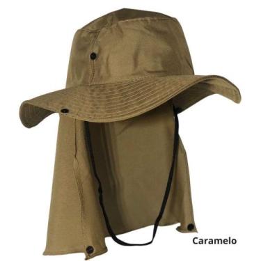 Imagem de Kit 2 Chapéu Pescador Australiano OEM Poliéster Tamanho Único Caramelo