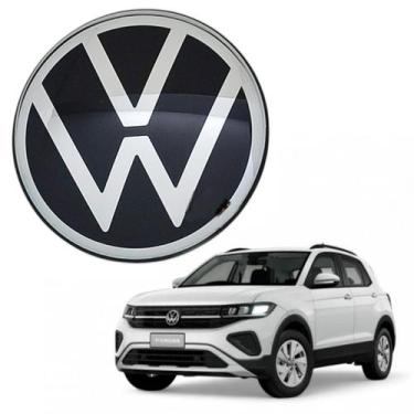 Imagem de Emblema Grade Radiador Volkswagen Tcross 2022 2023 2024 2025 2026 Sens