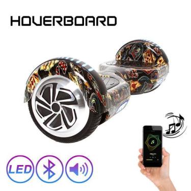 Imagem de Hoverboard Bluetooth 6,5 Las Vegas Cassino Hoverboard Led
