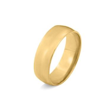 Imagem de Aliança Ishizaki 6,00 mm Linha Anatômica e Abaulada Ouro 18K - Ishizak