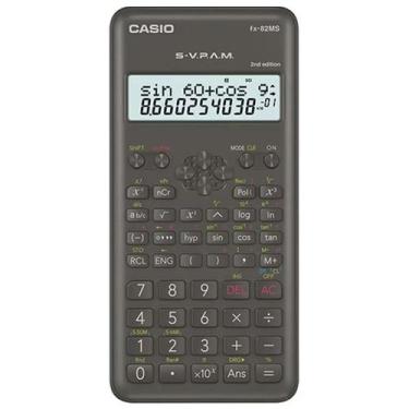 Imagem de Calculadora Cientifica Casio FX-82MS-2 New Edition 12 Dígitos - Cinza
