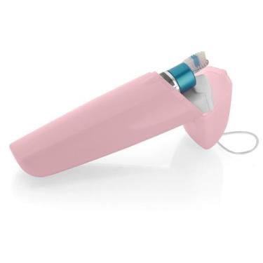 Imagem de Porta Escovas Creme Dental Portátil Rosa quartzo UP2000RSQF OU