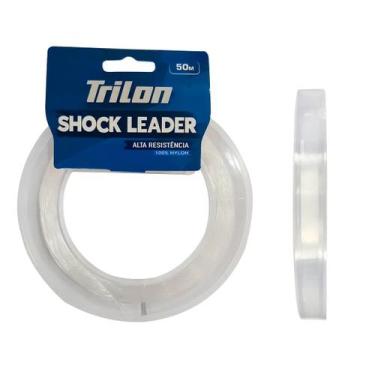 Imagem de Linha Pesca Trilon Shock Leader Alta Resistencia Nylon 50m Baixa Elast