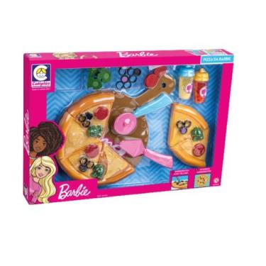 Imagem de Brinquedo Pizza da Barbie Comidinhas Infantil  Cotiplás