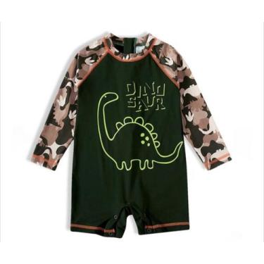 Imagem de Roupa De Praia Bebe Menino Macacão Surfista Tip Top, 1 ano, Verde