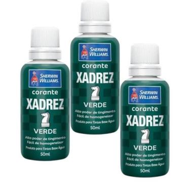 Imagem de 3 Corante Líquido Xadrez Verde - Sherwin Williams, Único