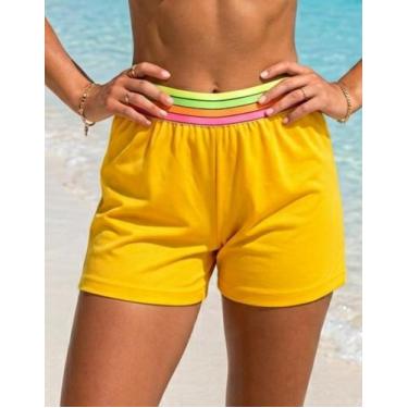 Imagem de Short de Praia Feminino Verão Saída de Praia MP100004 - Chalaróste, Am