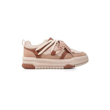 Imagem de Tenis ramarim feminino 25-94204, Mocca, Creme, 35