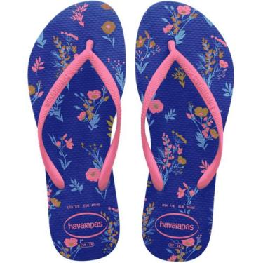 Imagem de Chinelo Havaianas Slim Romance Azul Naval, 36
