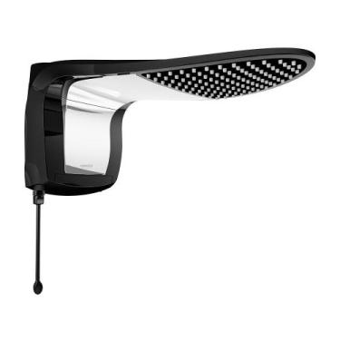 Imagem de Chuveiro Lorenzetti Acqua Wave Ultra Preto e Cromado 220V 7800W