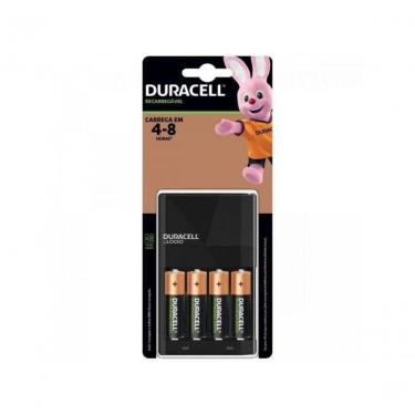 Imagem de Carregador de Pilhas Duracell CEF14BR4 AA e AAA com 4 Unidades AA Recarregáveis 2500mAh