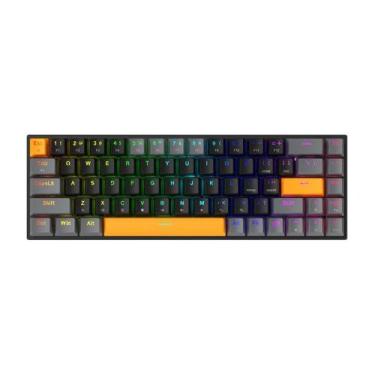 Imagem de Teclado Gamer Mecânico Machenike K500-B68, RGB, Hot-Swap, Switch Red, 