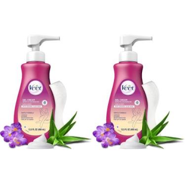 Imagem de Creme Depilatório Veet Pele Sensível 400 ml com Pump