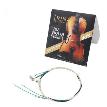 Imagem de Jogo de Cordas para Violino Irin Aço Níquel e Prata com Som Claro e Vibrante Irin 4CORDAS