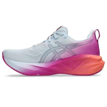 Imagem de Tênis Novablast 5 - Azul/Rosa - ASICS, 38