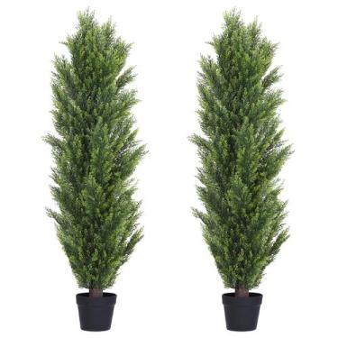 Imagem de Árvore Artificial THE BLOOM TIMES Cedro 152cm Resistente a UV 2 Unidad