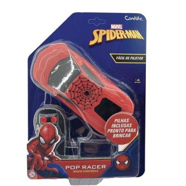 Imagem de Carrinho De Controle Remoto Pop Racer - Homem Aranha - Candide