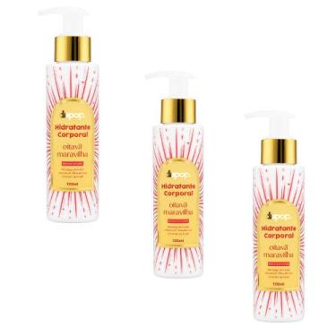 Imagem de Kit 3 Hidratante Corporal Oitava Maravilha Dapop 120ml
