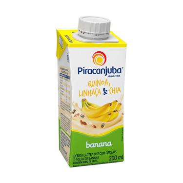 Imagem de Bebida Láctea Piracanjuba Quinoa Linhaça Chia Banana 200ml