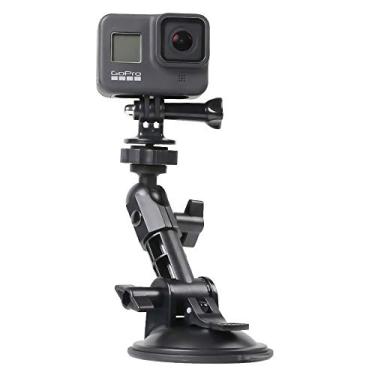 Imagem de SUREWO Suporte para câmera com ventosa para carro com adaptador de tripé para GoPro Hero 11 10 9 8 7 6 5 preto, suporte com ventosa de carro compatível com GoPro, DJI Osmo Action, XiaoMi YI e a maioria das câmeras de ação