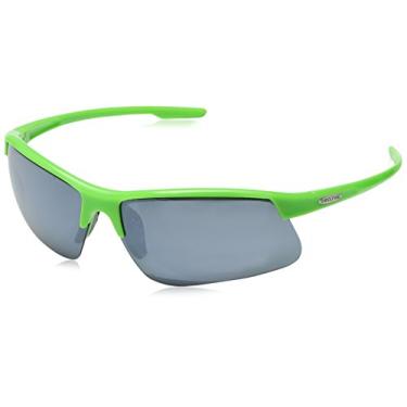 Imagem de Suncloud Óculos de sol Flyer, armação verde/lente espelhada prata de policarbonato, tamanho único