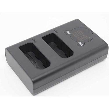 Imagem de CARREGADOR DUAL DL LP-E17 PARA EOS REBEL T6I E T6S DSLRS 77D