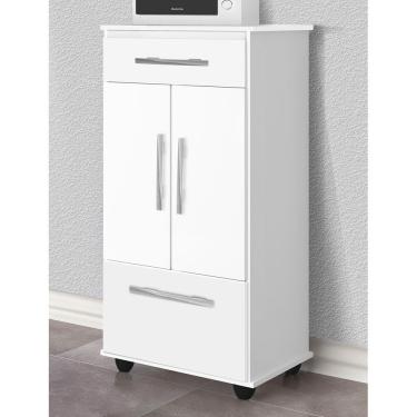 Imagem de Armario Multiuso Para Microondas Nevada - Branco