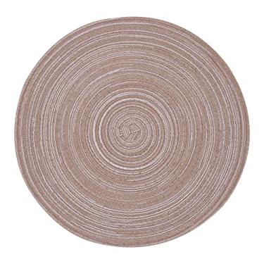 Imagem de Mimo Style Redondo Lugar Americano, Marrom (Mesclado), 38 x 38 cm