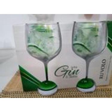 Imagem de Conjunto C/2 Taças Gin Haste Verde - 7908011005195 - Ruvolo