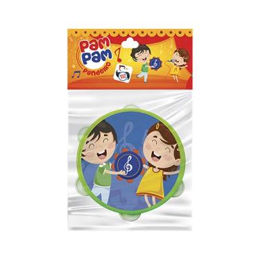 Imagem de Pandeiro Grande, Pica Pau Brinquedos, Multicor