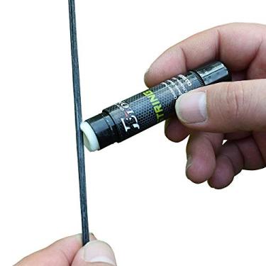Imagem de 1 x cordão de cera alongado trilho protetor lubrificante arco composto recurvo arco ao ar livre