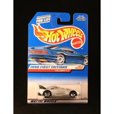 Imagem de Hot Wheels Callaway C-7 Silver 1998 First Editions Series #31 of 40 Basic Car 1:64 Scale Series Collector #677