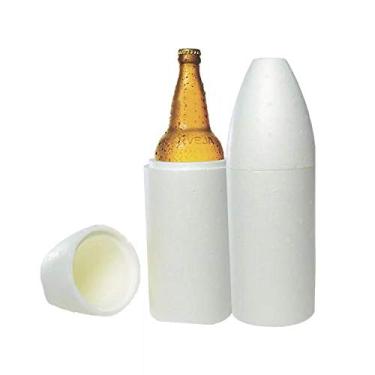 Imagem de 1 Porta Garrafa Isopor Camisinha Litrão Cerveja 1l - Isoterm