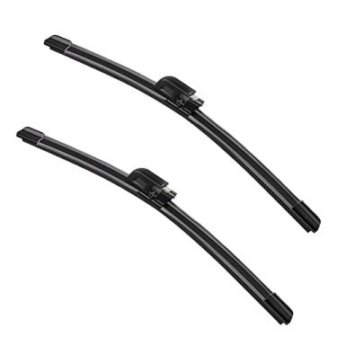 Imagem de Conjunto de 2 lâminas de limpador de para-brisas de fábrica para Benz C CLK Class 2003 2004 2005 2006 2006 2006 2007 2008 2009 A8 S8 Conjunto de lâminas de substituição de equipamento original - 56 cm