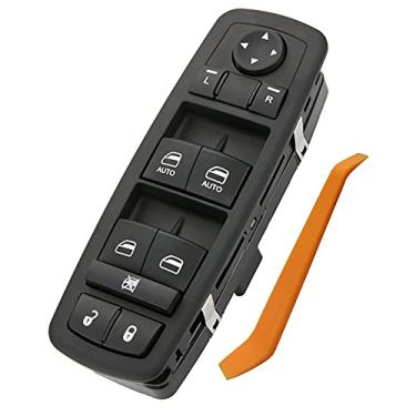 Imagem de ZAPOSTS Interruptor de janela Master Power para Ram 1500, Ram 2500, Ram 3500,3 pinos + 10 pinos, OEM # 4602863AD, 4602863AC, 4602863AB (luz verde)