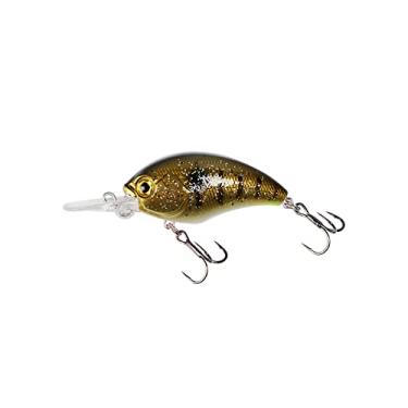 Imagem de Iscas de truta de água rasa de pesca Square Bill Crankisits Mergulho Corrida Crankbait Wobbler Baixo Preto 45F (08)