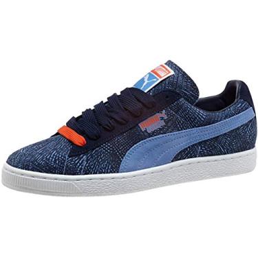 Imagem de PUMA Tênis masculino Mis-Match de camurça na altura do tornozelo