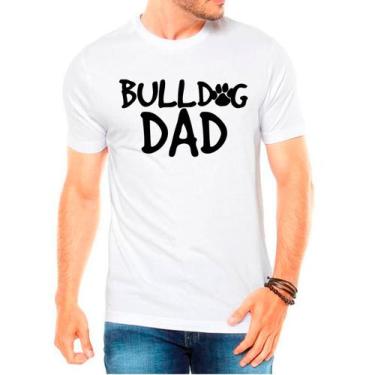 Imagem de Camiseta Pet Dog Buldogue Francês Branca Masculina06 - Design Camiseta