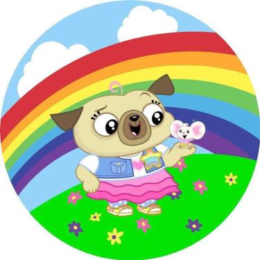 Imagem de Painel Redondo 3D Sublimado Chip And Potato Frd-5372