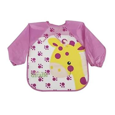 Imagem de KaBaby Babador Com Manga Girafa Rosa Rosa