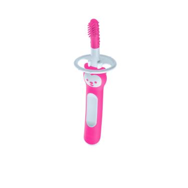 Imagem de Escova de Dente para Bebês MAM Massaging Brush 3 Meses+ Rosa com 1 unidade 1 Unidade