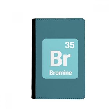 Imagem de Br Bromine Porta-passaporte Ciência Elemento Químico Carteira Notecase Burse Carteira Porta-cartão