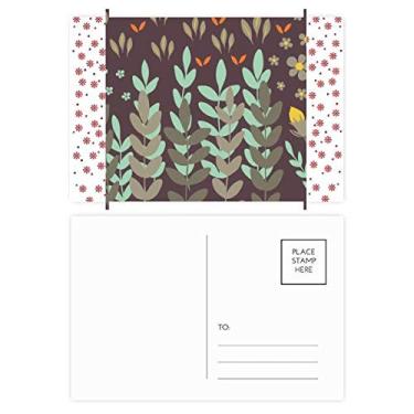 Imagem de Cartão postal verde marrom flor pintura Natal Natal celebração cartão postal Blessing