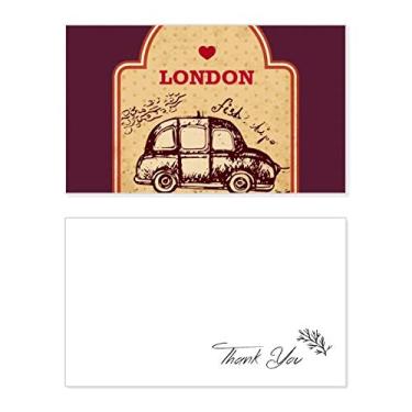 Imagem de Carimbo Reino Unido Londres Grã-Bretanha, Cartão de agradecimento, Papel de Aniversário Saudações Casamento Agradecimento