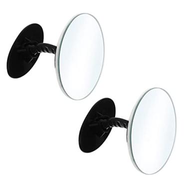 Imagem de 2 Peças Espelho Retrovisor Espelho Lateral Ponto Cego Retrovisor Grande Angular Espelho De Ponto Cego Sem Moldura Espelho Lateral Do Automóvel Vidro Caminhão Espelho Secundário